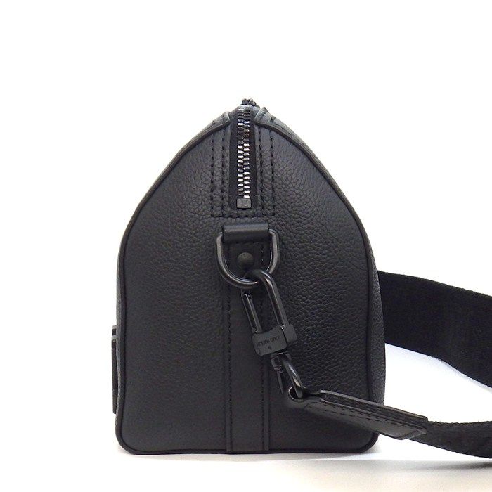 Louis Vuitton Shoulder Bag City Keepall Black LV Aerogram Leather