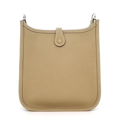 Hermes Shoulder Bag Evelyne TPM Amazone Trench White Taurillon Clemence Silver