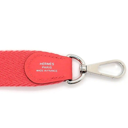 Hermes Shoulder Bag Evelyne TPM Amazone Rose Texas Taurillon Clemence Silver