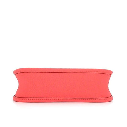Hermes Shoulder Bag Evelyne TPM Amazone Rose Texas Taurillon Clemence Silver