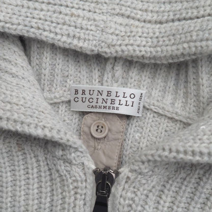 Brunello Cucinelli Hoodie 6 Zip Up Knit Sequins