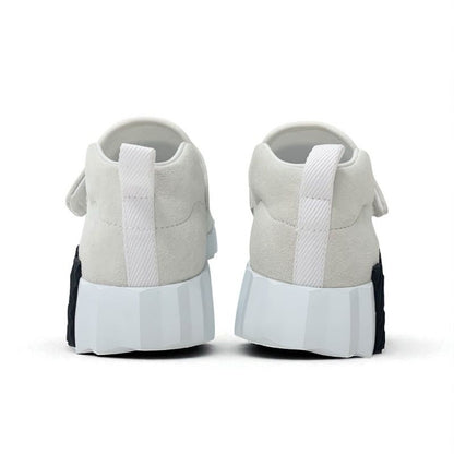 Hermes Sneakers Shoes Suede Fabric White Velcro