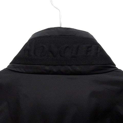Moncler Lez Nylon Field Jacket Hood Black 4 Large