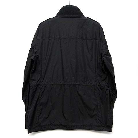 Moncler Lez Nylon Field Jacket Hood Black 4 Large
