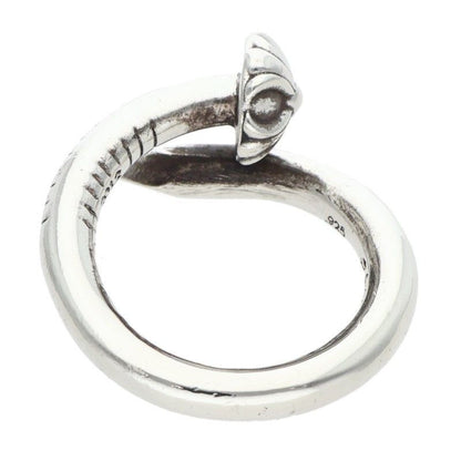 Chrome Hearts Nail Crsball Cross Ball Silver Ring