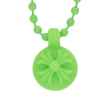 Chrome Hearts Rubber CH Crssball Cross Ball Necklace