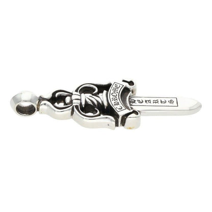 Chrome Hearts Large Dagger Pendant Silver Necklace