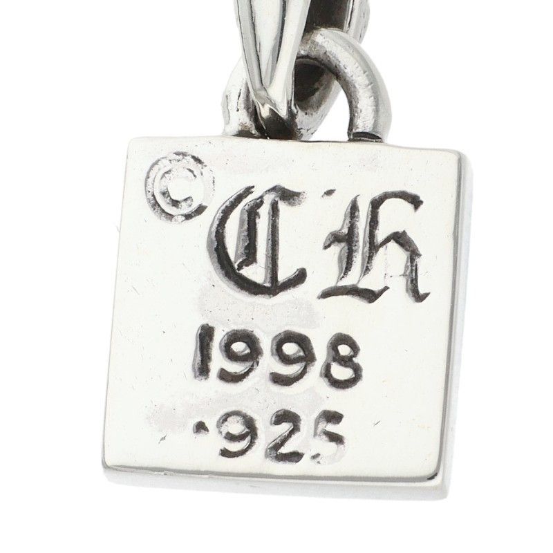 Chrome Hearts Framed Heart Silver Necklace Top