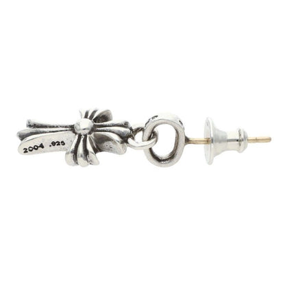 Chrome Hearts Bby Pprchn Baby Fat Drop Silver Earrings