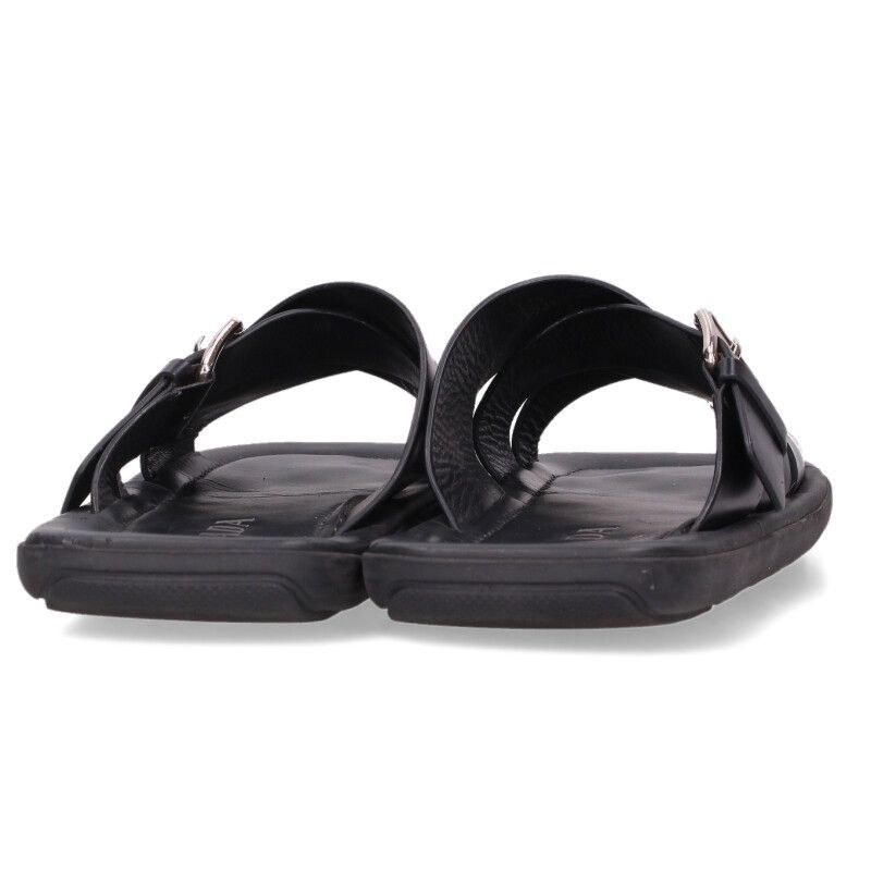 Prada Cross Strap Leather Sandals 8