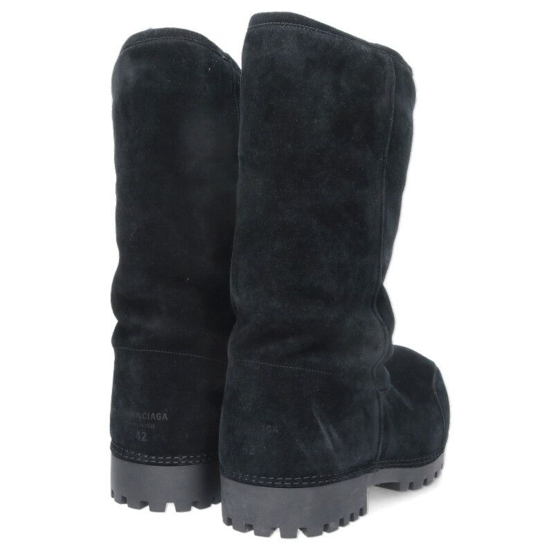 Balenciaga Alaska Shearling Mouton Big Boots 42