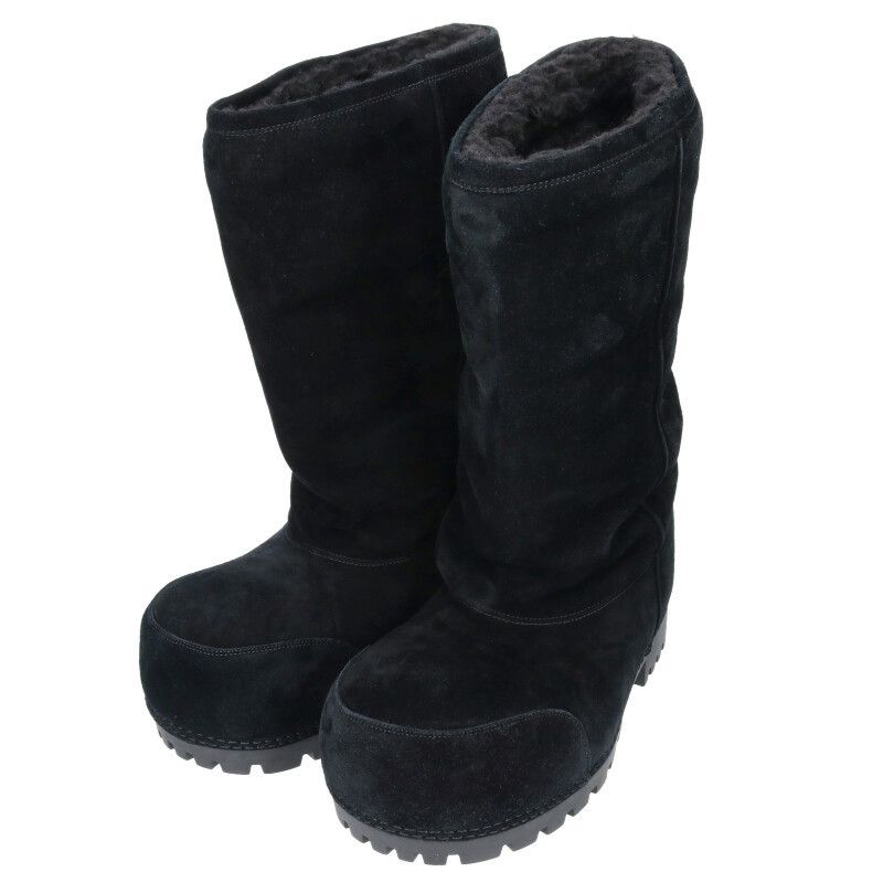 Balenciaga Alaska Shearling Mouton Big Boots 42