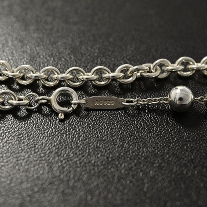 Tiffany & Co Ball Chain Necklace Choker Silver