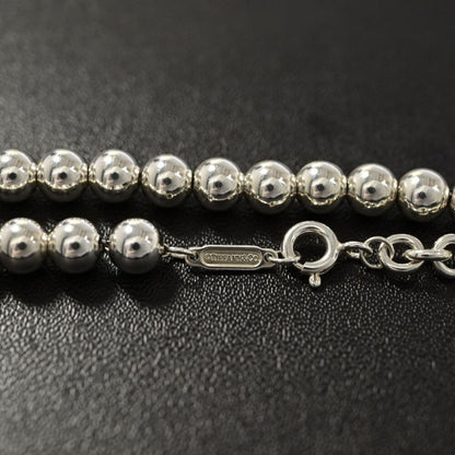 Tiffany & Co Ball Chain Necklace Choker Silver