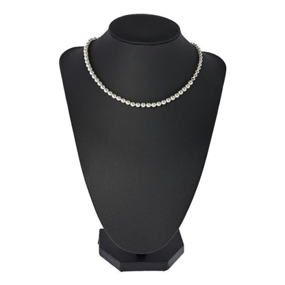 Tiffany & Co Ball Chain Necklace Choker Silver
