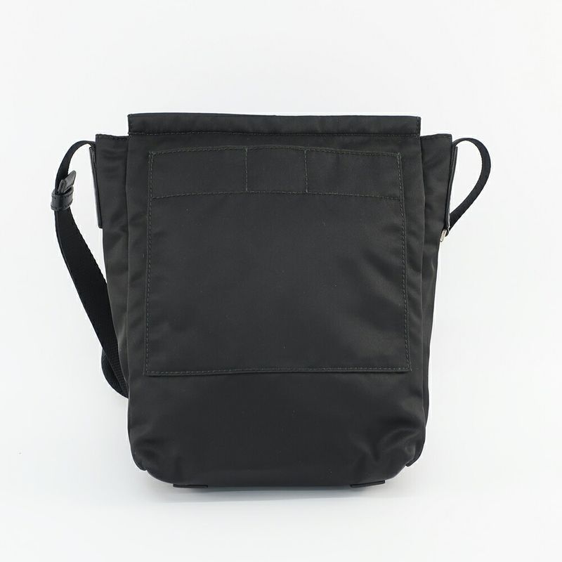 Prada Nylon Shoulder Bag Black Triangle Logo