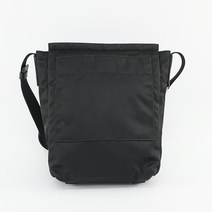 Prada Nylon Shoulder Bag Black Triangle Logo