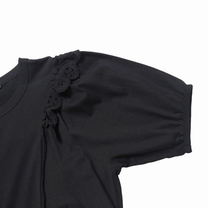 Louis Vuitton Tunic M Monogram Logo Lace Gathered LV