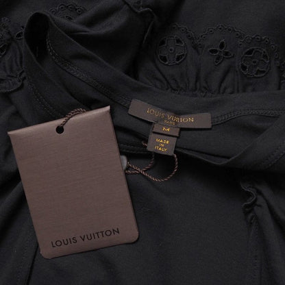 Louis Vuitton Tunic M Monogram Logo Lace Gathered LV