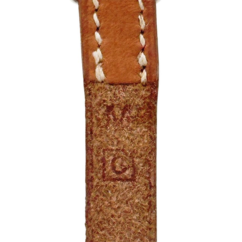 Hermes Bracelet Leather Brown Silver M Belt Style Simple