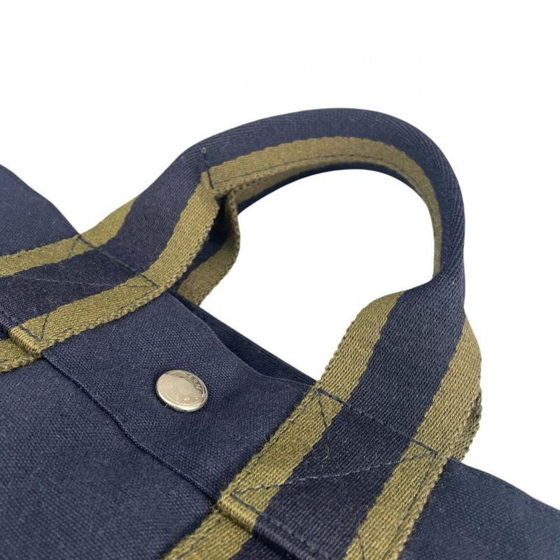 Hermes Tote Fourre Tout PM Handbag Navy