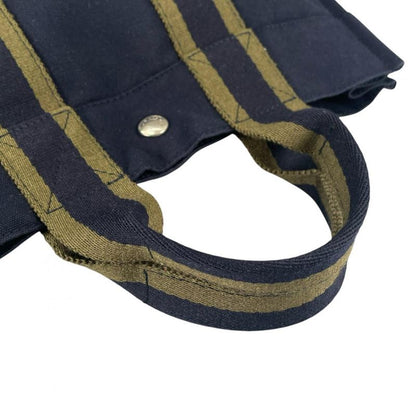 Hermes Tote Fourre Tout PM Handbag Navy