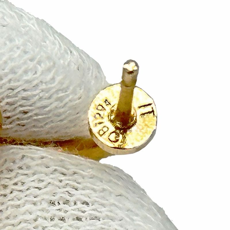 Louis Vuitton Earrings Blooming Gold Logo Feminine