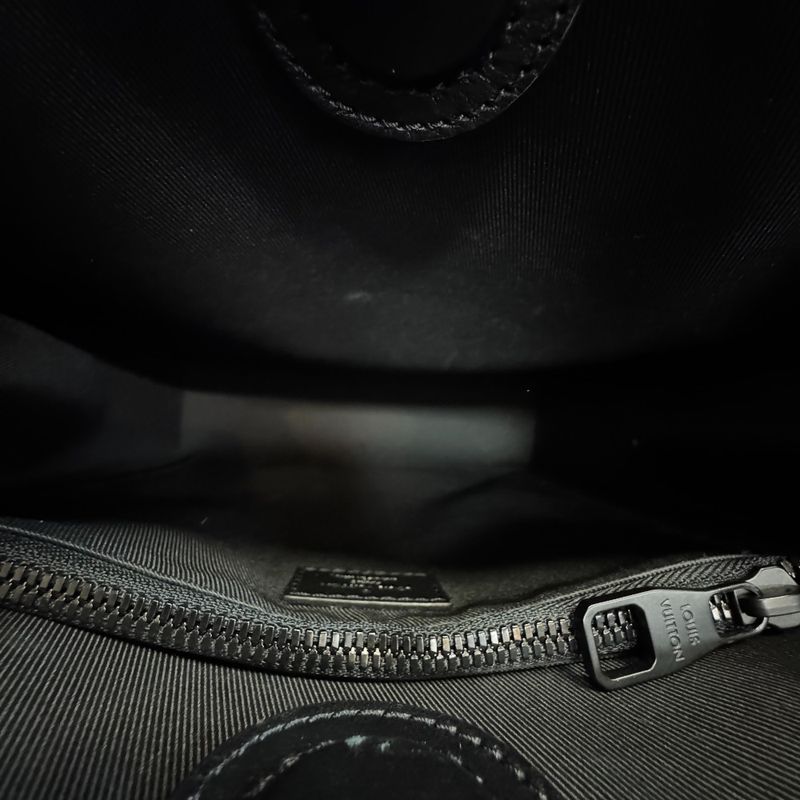 Louis Vuitton 2-Way Shoulder Bag Sac Plafold Epi Black