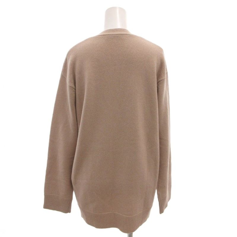 Max Mara S 'S Knit Cardigan Wool Cashmere Blend M Beige