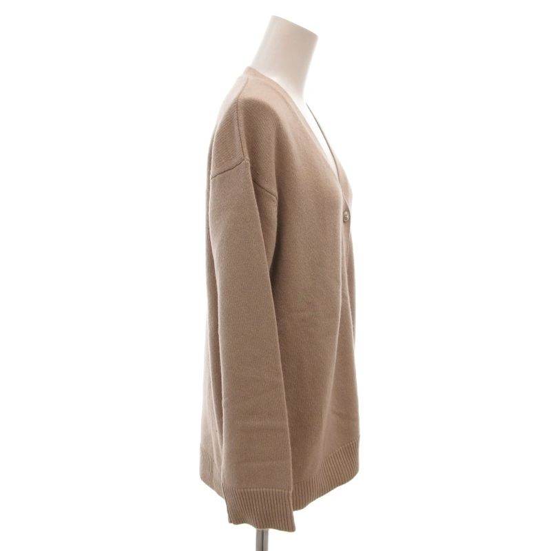 Max Mara S 'S Knit Cardigan Wool Cashmere Blend M Beige