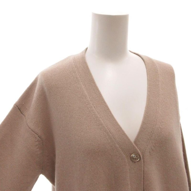 Max Mara S 'S Knit Cardigan Wool Cashmere Blend M Beige