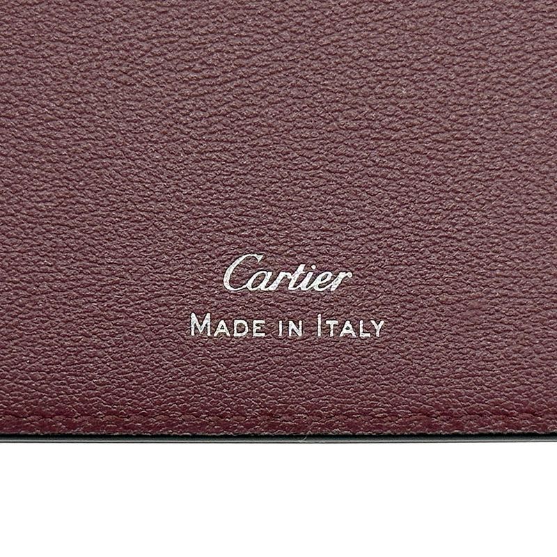 Cartier Wallet Must Have Leather Black Simple Logo Luxury Coin Purse