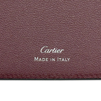 Cartier Wallet Must Have Leather Black Simple Logo Luxury Coin Purse