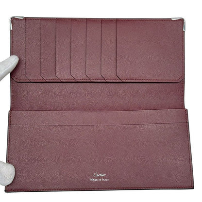Cartier Wallet Must Have Leather Black Simple Logo Luxury Coin Purse