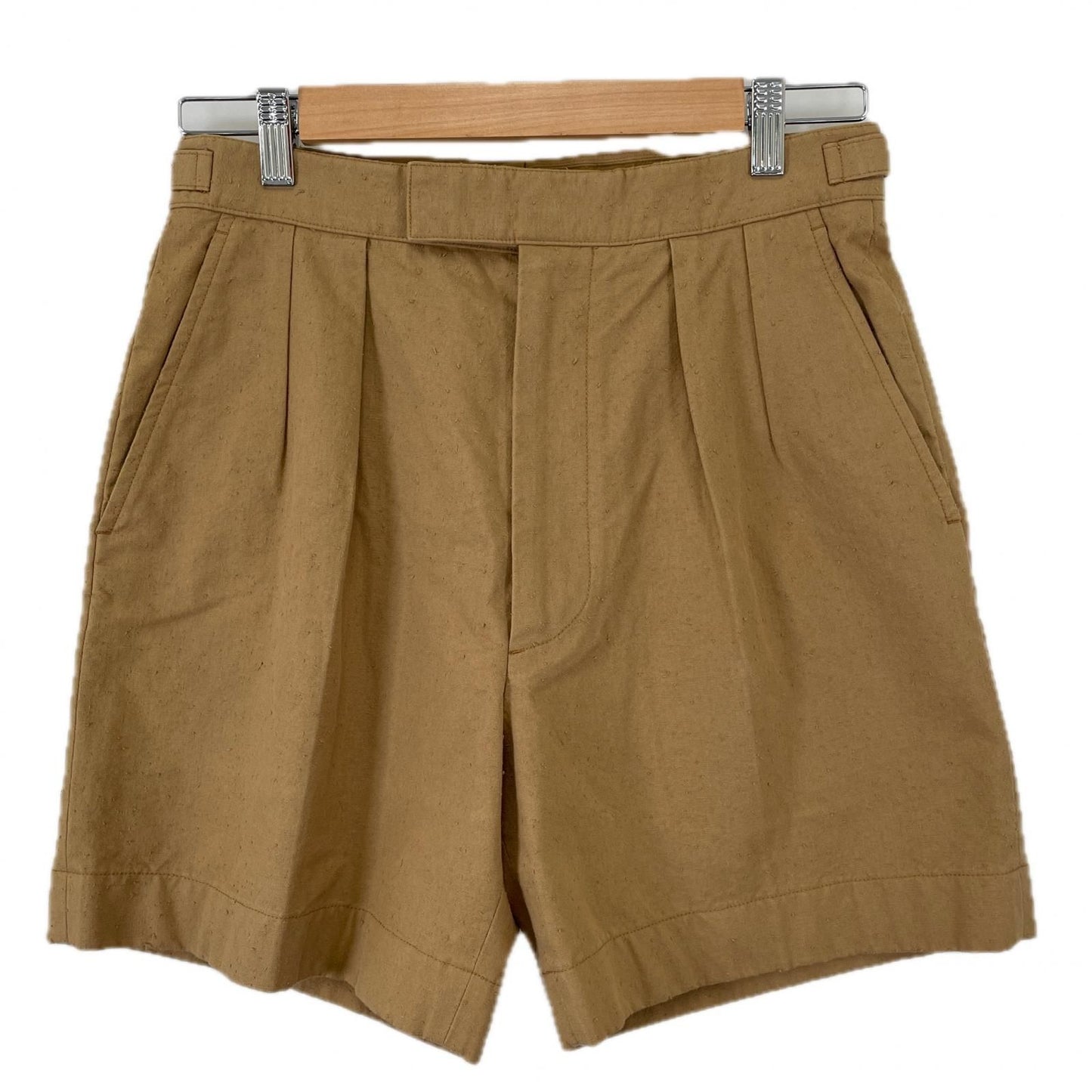 Gucci Tuck Shorts Logo Spring Summer SS Cotton Brown 44