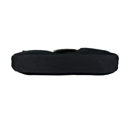 Fendi Mamma Baguette Handbag Jersey Black — view 4