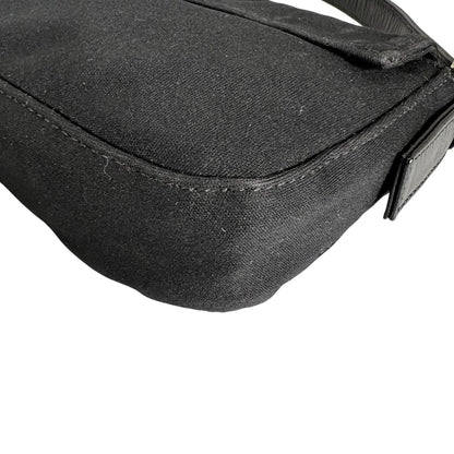 Fendi Mamma Baguette Handbag Jersey Black — view 7