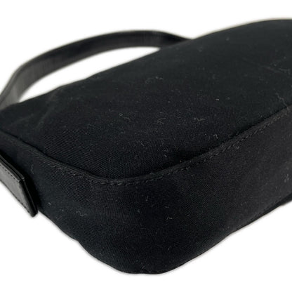 Fendi Mamma Baguette Handbag Jersey Black — view 8