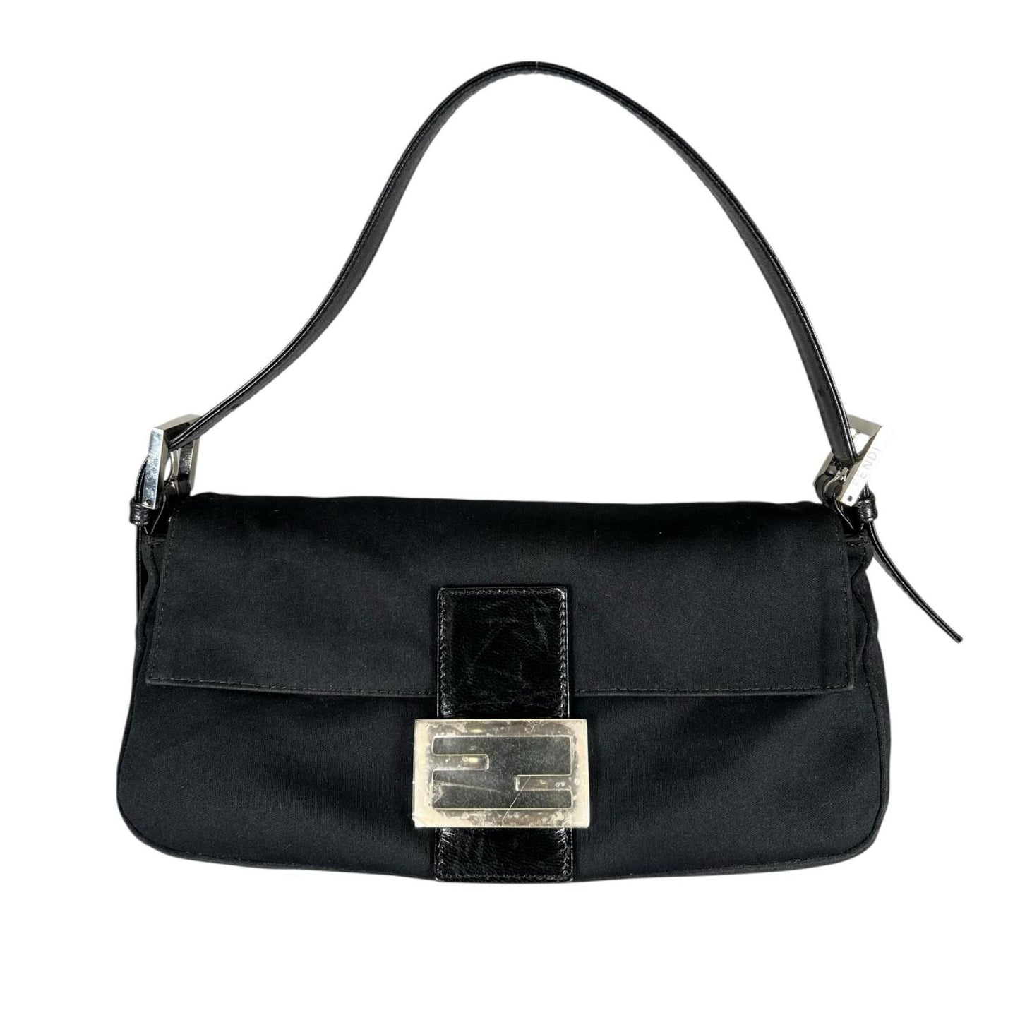 Fendi Handbag Jersey Black
