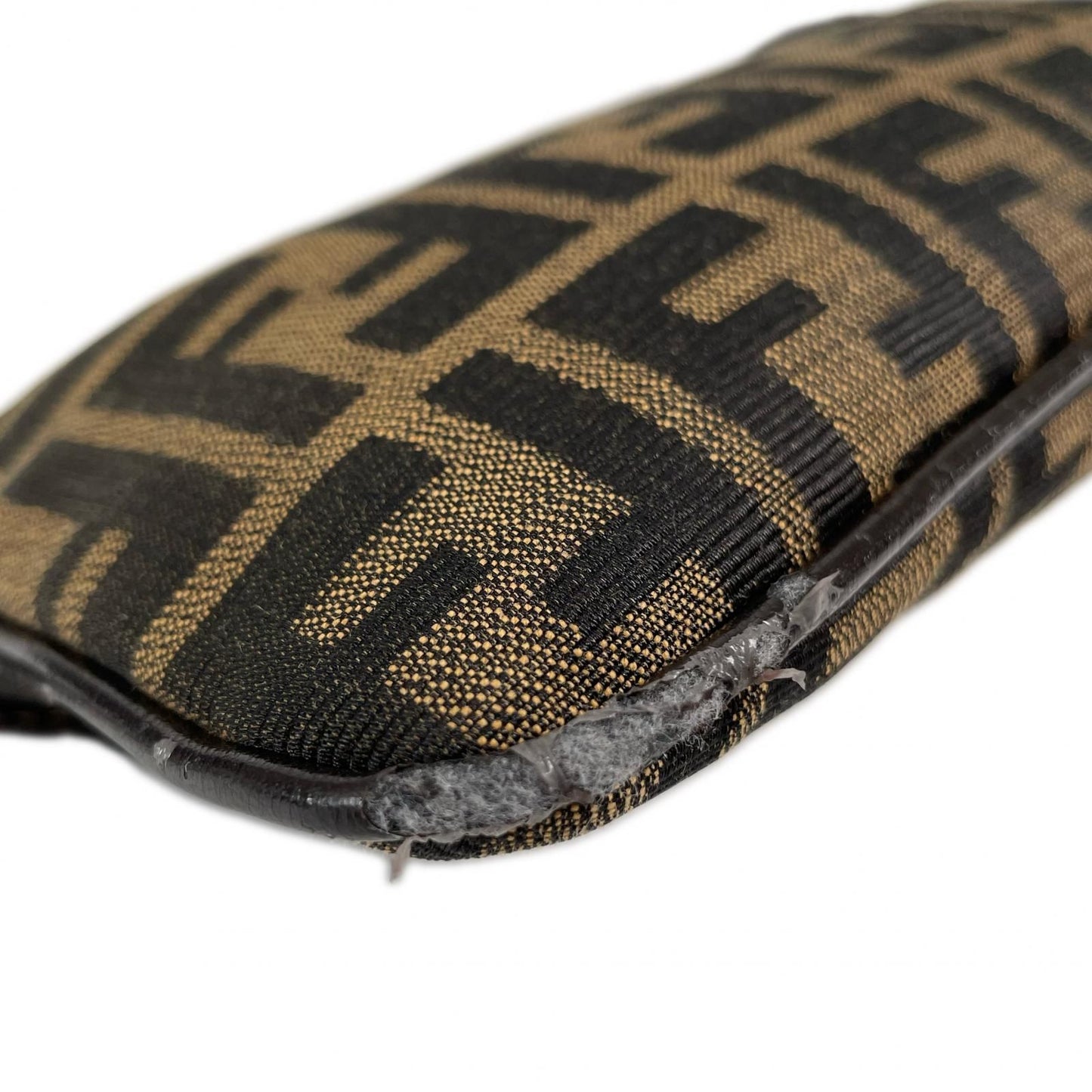 Fendi Zucca Mamma Baguette Shoulder Bag Canvas Brown — view 8