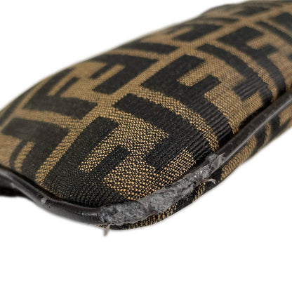 Fendi Zucca Mamma Baguette Shoulder Bag Canvas Brown — view 8