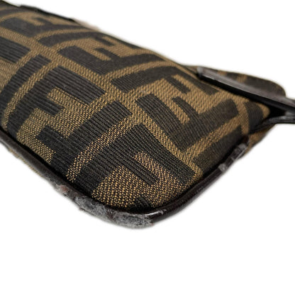 Fendi Zucca Mamma Baguette Shoulder Bag Canvas Brown — view 7
