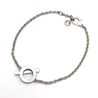 Hermes Bracelet Finesse 18k White Gold Silver