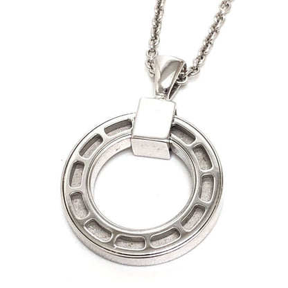Bvlgari Necklace 18k White Gold Diamond Silver