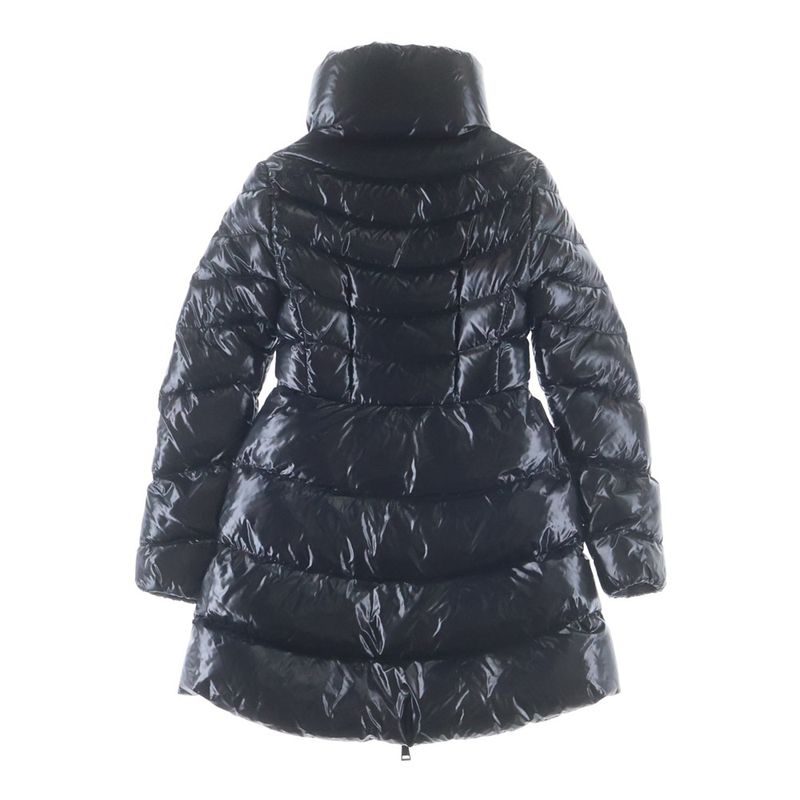 Moncler Mirielon Nylon Down Jacket Zip Up Coat Black