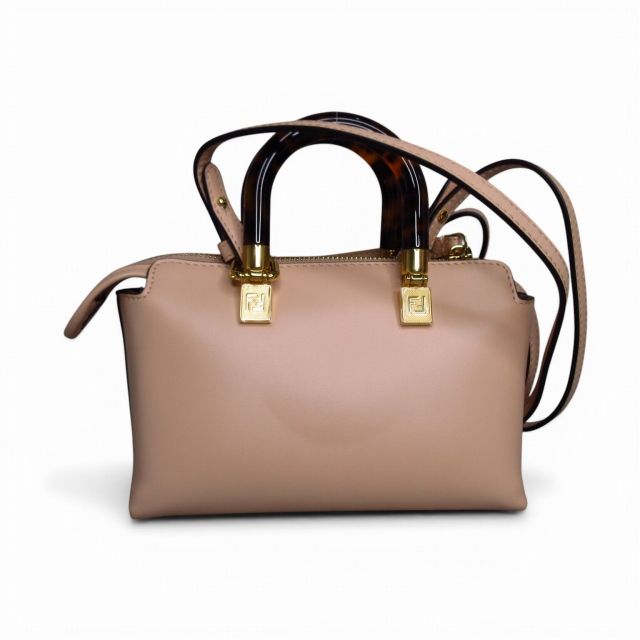 Fendi Visible Mini Shoulder Bag 2-Way Beige
