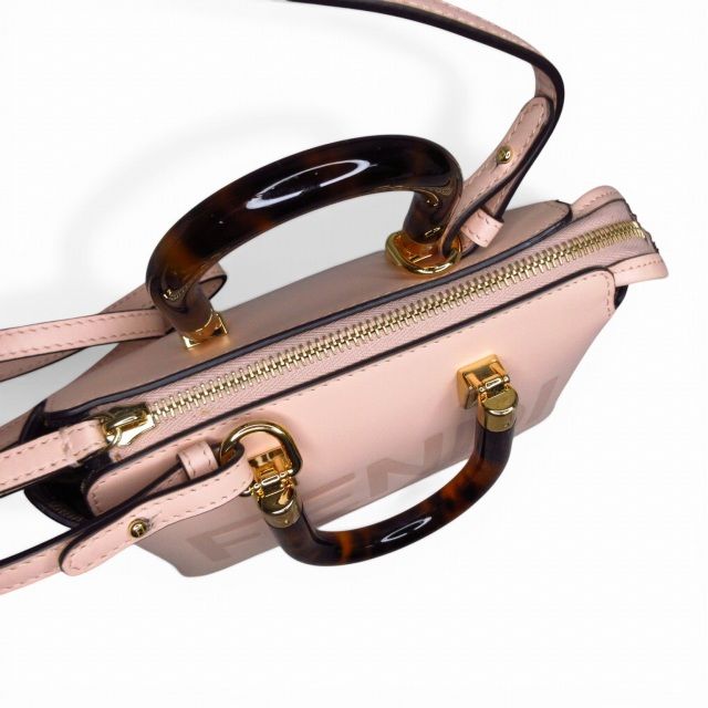 Fendi Visible Mini Shoulder Bag 2-Way Beige