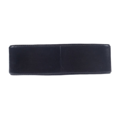 Chanel Vintage 2-Way Shoulder Bag Lambskin Cotton Black Gift