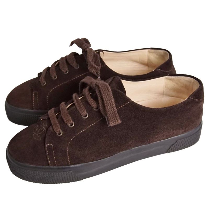 Chanel Vintage Sneakers Low Cut CC Logo
