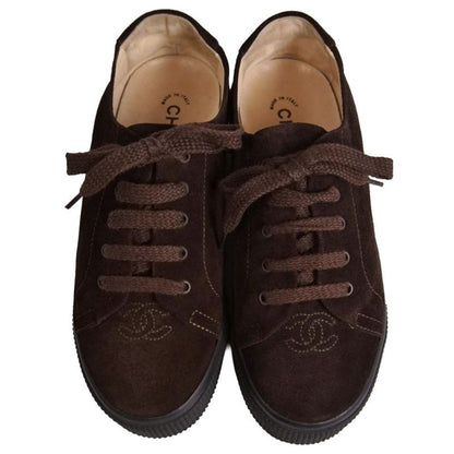 Chanel Vintage Sneakers Low Cut CC Logo